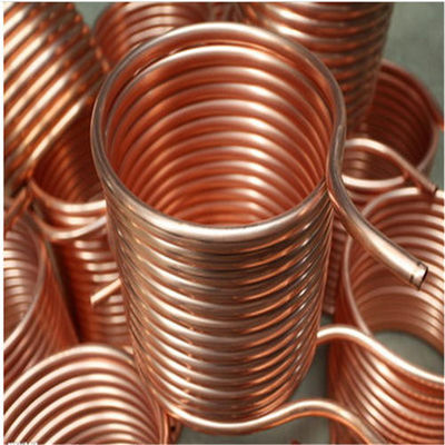 Bobina brilhante 150mm da tubulação do tubo de cobre de ASTM C12200 para o equipamento de refrigeração