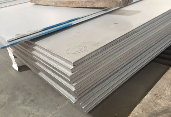 HL da placa de aço inoxidável 304 6000mm laminados a alta temperatura 8K dos VAGABUNDOS 10mm