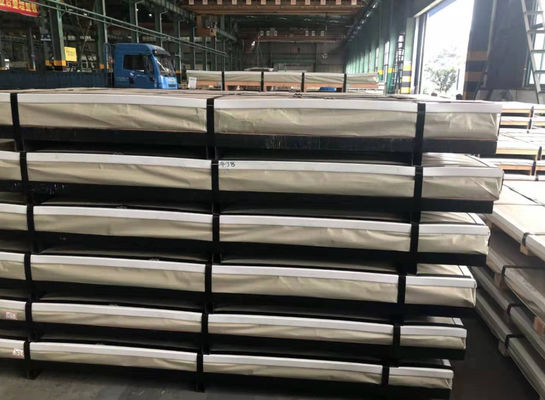 HL da placa de aço inoxidável 304 6000mm laminados a alta temperatura 8K dos VAGABUNDOS 10mm