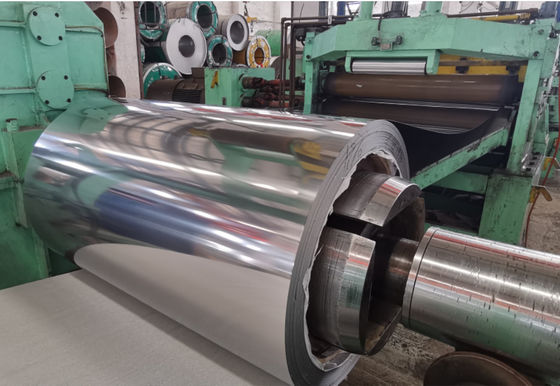 Superfície BA 304 Chapa de aço inoxidável 1219mm 321 Laminada a frio decorativa