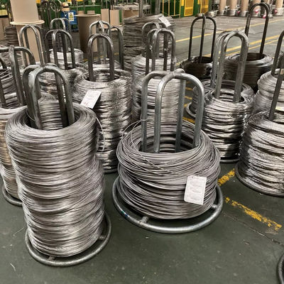 Fio de mola de aço inoxidável 316 500 mm rígido brilhante ASTM A582