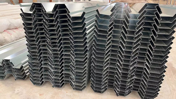 Calha de chuva de aço galvanizado para estufa comercial conectada 2,0 mm