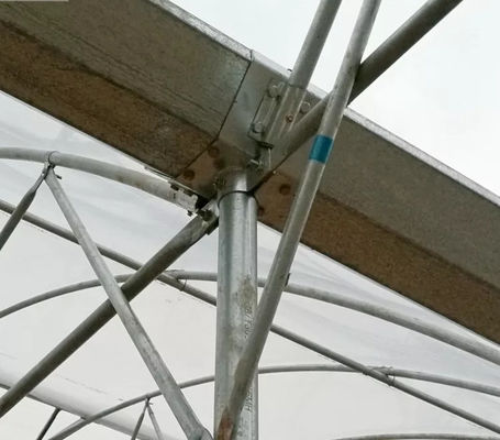 Calha de chuva de aço galvanizado para estufa comercial conectada 2,0 mm