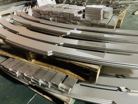 Corte de aço inoxidável da placa da borda 310S da régua em volta de 2000mm