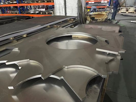 Corte de aço inoxidável da placa da borda 310S da régua em volta de 2000mm