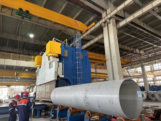 304 2205 diâmetro 150mm da tubulação de aço inoxidável de 904L ERW grande