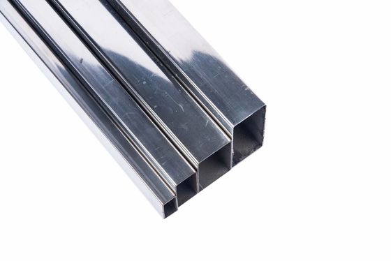Tubo soldado de aço inoxidável ASTM A554 304 ERW quadrado 316 4mm da cavidade
