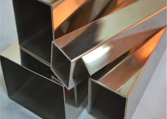 Tubulação retangular de aço inoxidável 1mm do revestimento das tubulações de aço 2b de ASTM AISI 317L SS