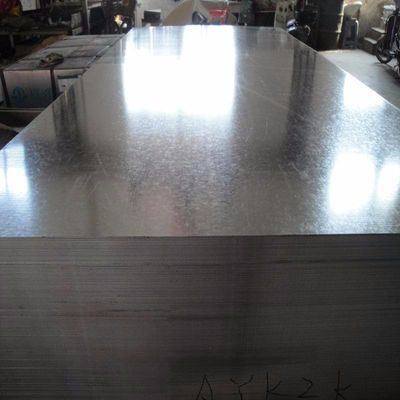 Z30 Z275 galvanizou a placa de aço JIS GB 1000mm laminado a alta temperatura 1500mm do ferro