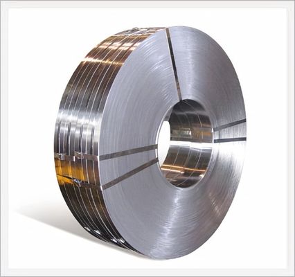 Correia de aço inoxidável de construção 0.5mm do metal das tiras SS201 da superfície brilhante decorativa finamente