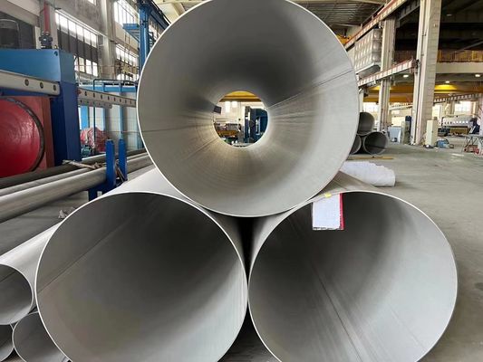 304 2205 diâmetro 150mm da tubulação de aço inoxidável de 904L ERW grande